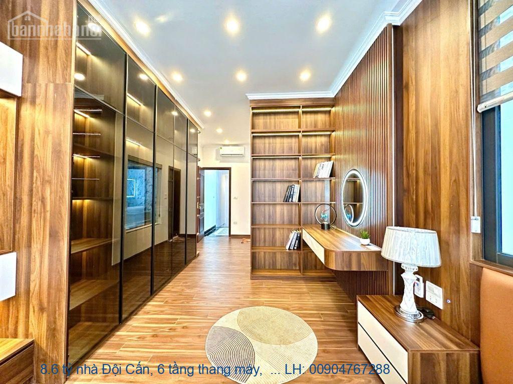 8.6 tỷ nhà Đội Cấn, 6 tầng thang máy,  dân xây ở luôn, sổ chính c