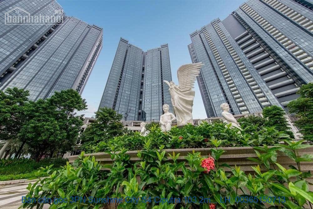 Bán căn góc 3PN Sunshine City S4 Ciputra 103.2m²  Tầng cao  Full nội
