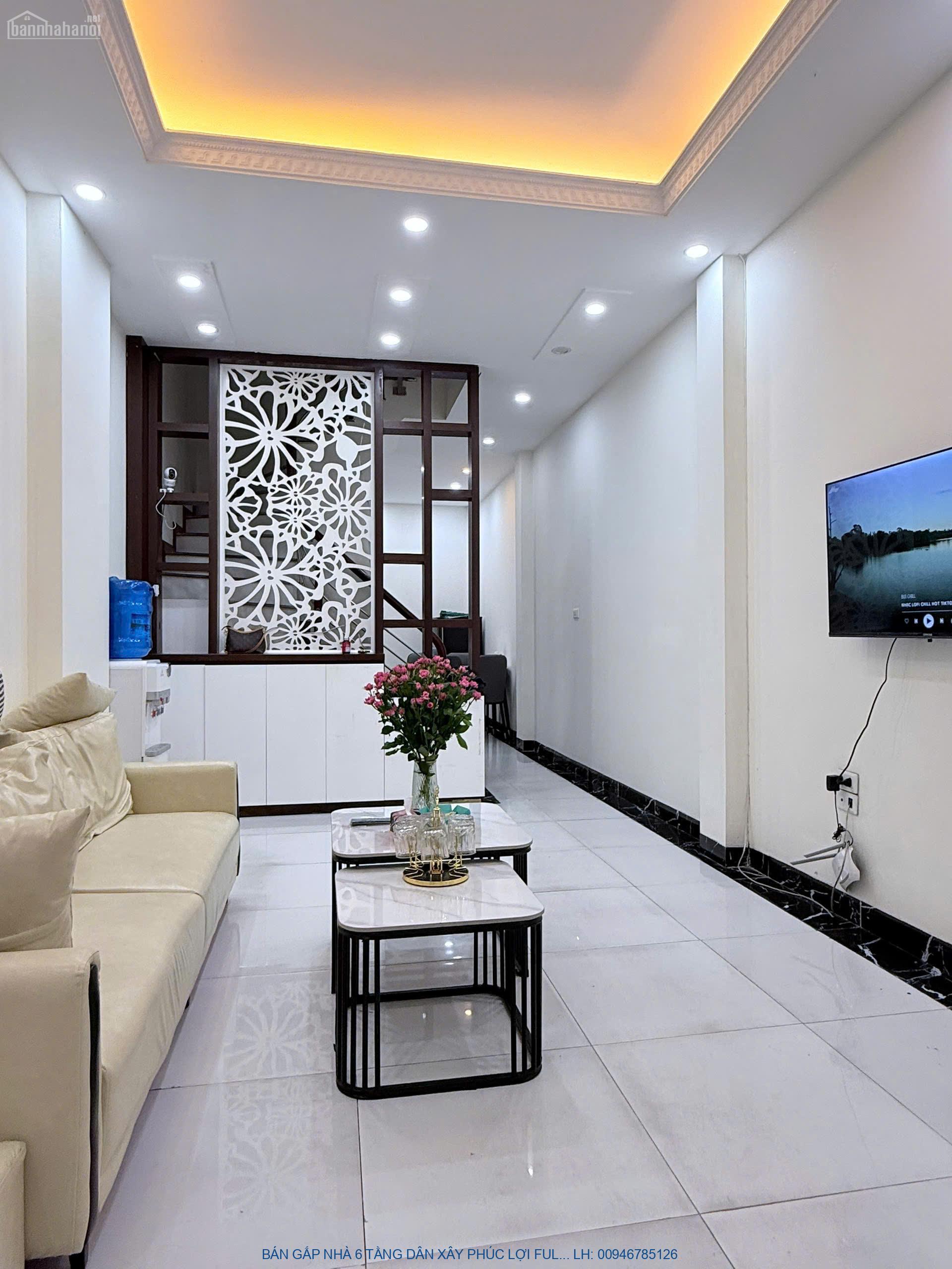 BÁN GẤP NHÀ 6 TẦNG DÂN XÂY PHÚC LỢI FULL NỘI THẬT, NGÕ GÂN Ô TÔ