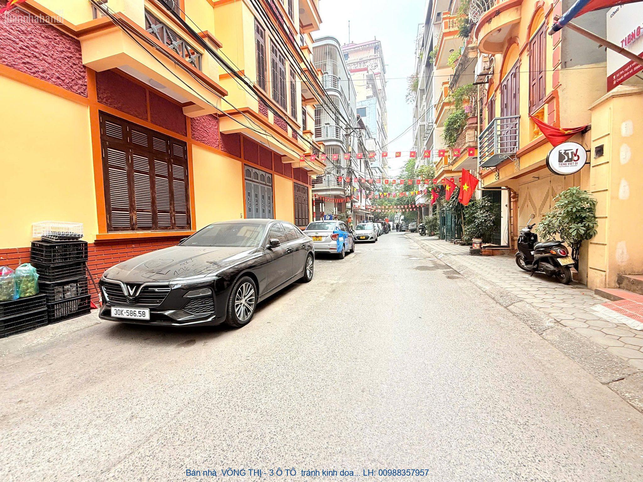 Bán nhà  VÕNG THỊ - 3 Ô TÔ  tránh kinh doanh-thông tứ tung- 72mMT6.2