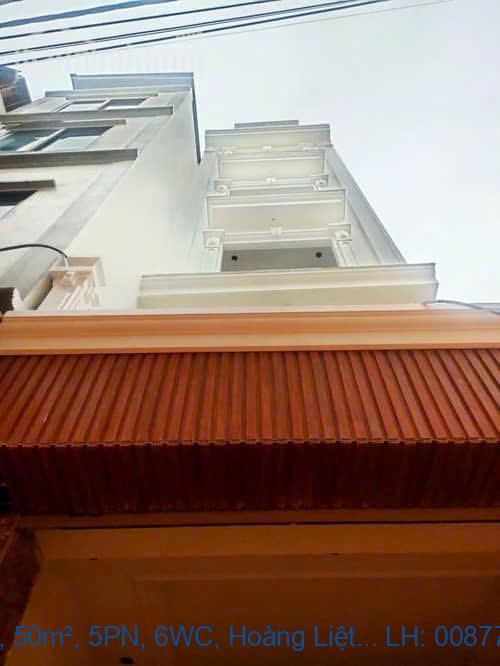 Bán nhà 5 tầng, 50m², 5PN, 6WC, Hoàng Liệt - hàng xóm Linh Đàm, 8.6 tỷ
