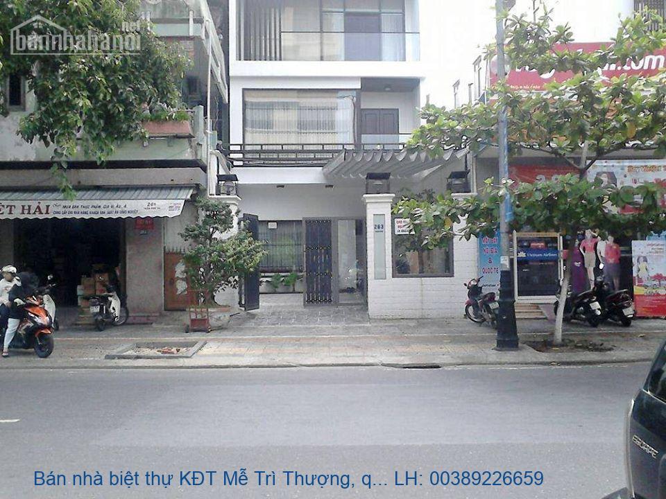 Bán nhà biệt thự KĐT Mễ Trì Thượng, quận Nam Từ Liêm 115m2 giá 13