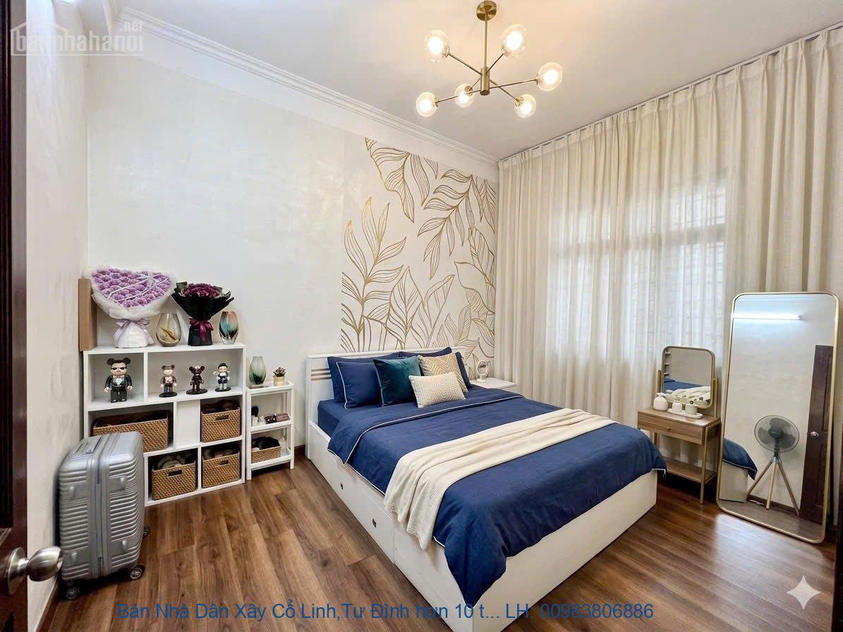 Bán Nhà Dân Xây Cổ Linh,Tư Đình hơn 10 tỷ-73m2-Mt 8m-Ô TÔ ĐỖ CỔNG