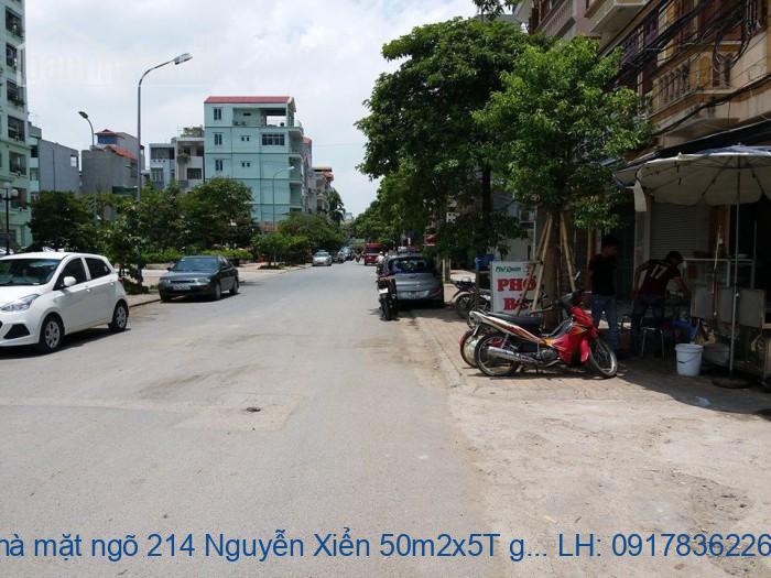 Bán nhà mặt ngõ 214 Nguyễn Xiển 50m2x5T giá rẻ
