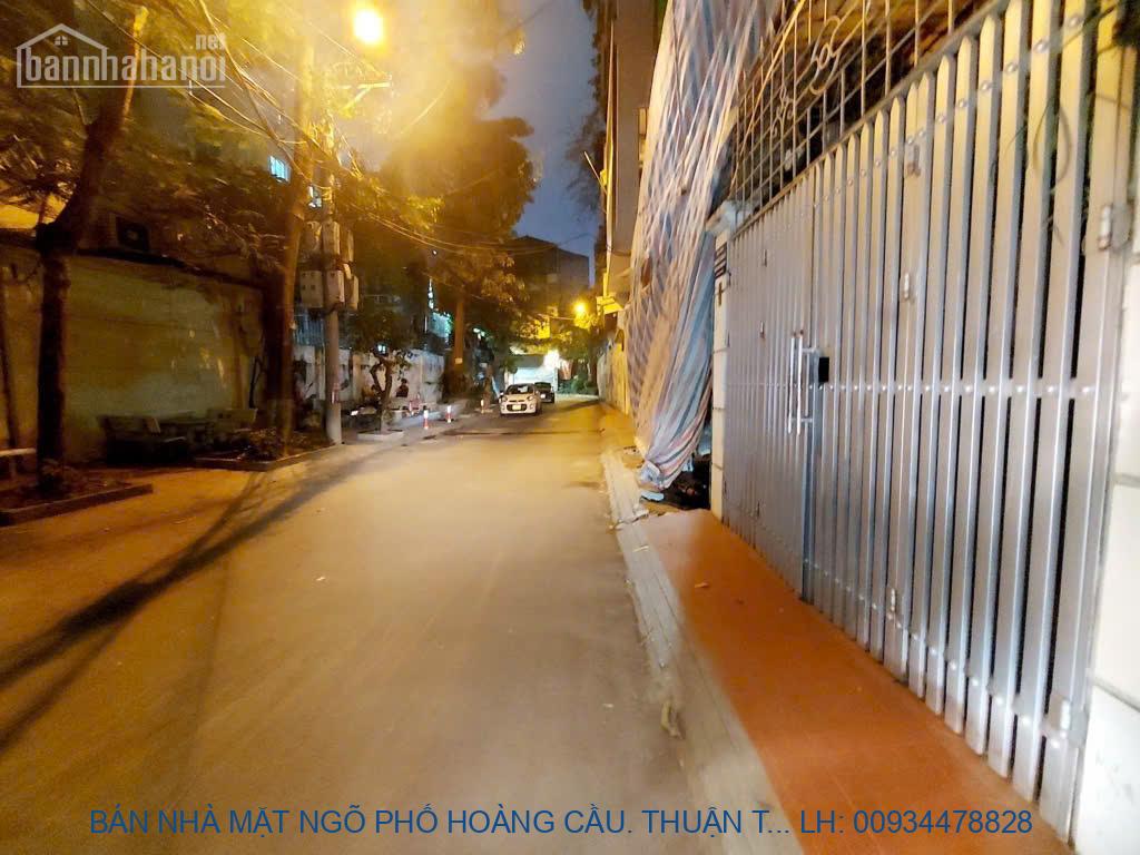 BÁN NHÀ MẶT NGÕ PHỐ HOÀNG CẦU. THUẬN TIỆN KINH DOANH