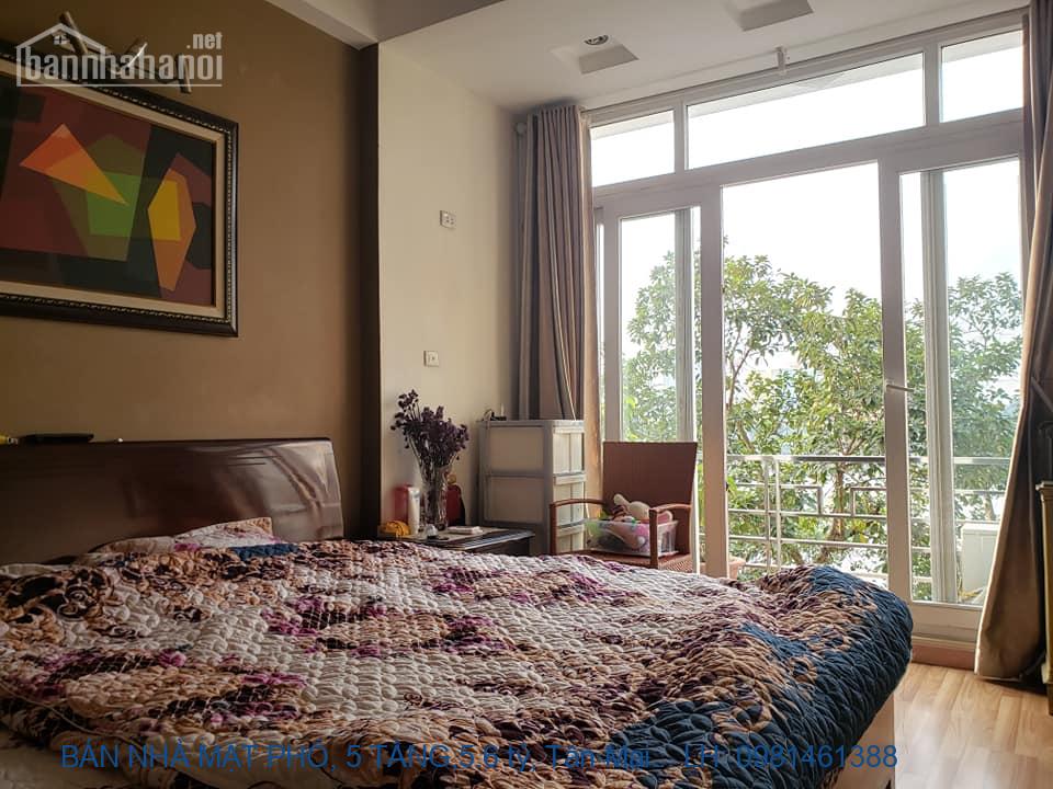 BÁN NHÀ MẶT PHỐ, 5 TẦNG,5.6 tỷ, Tân Mai, Hoàng Mai (có TL) full nội t