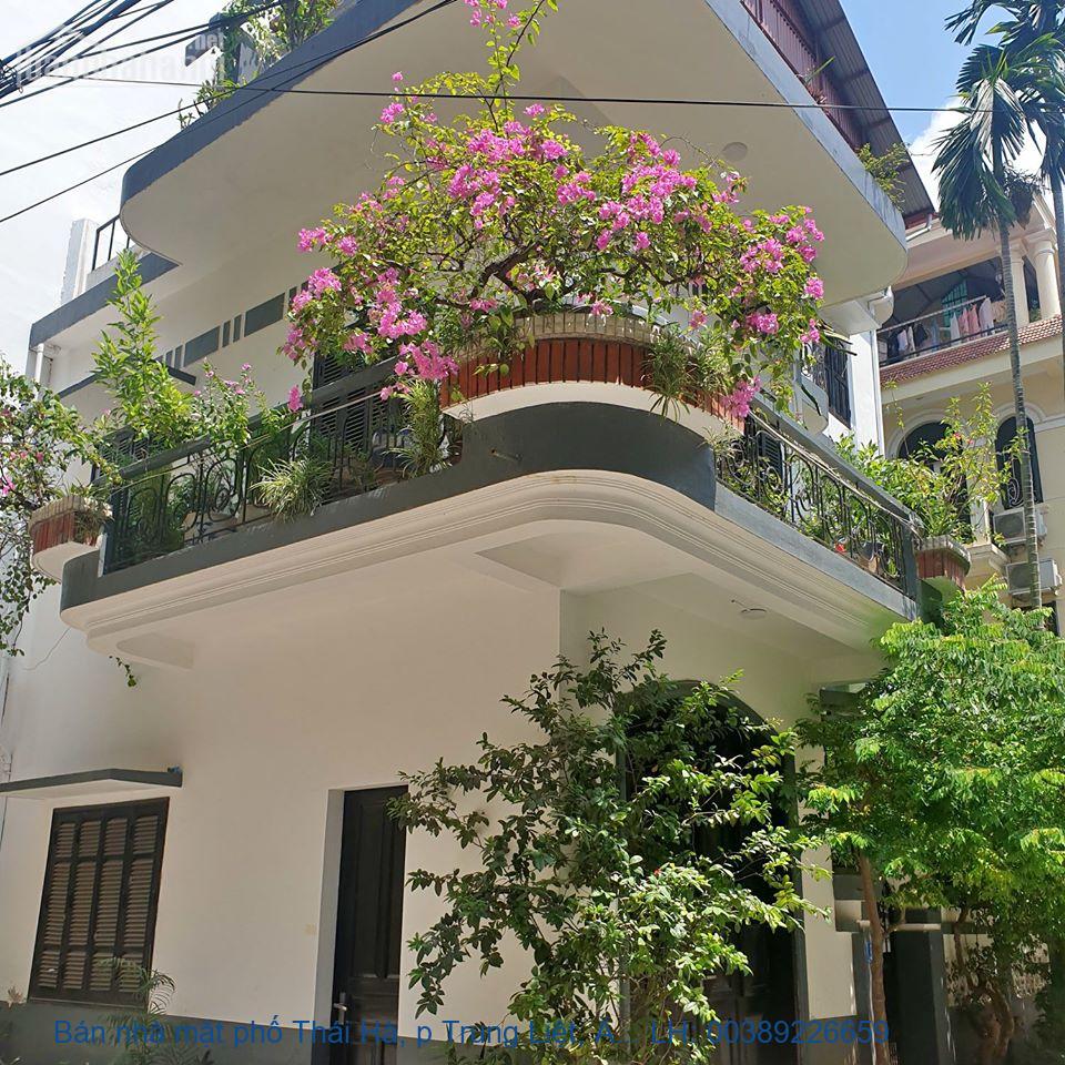 Bán nhà mặt phố Thái Hà, p Trung Liệt, Đống Đa 132 m2 giá 34,5tỷ