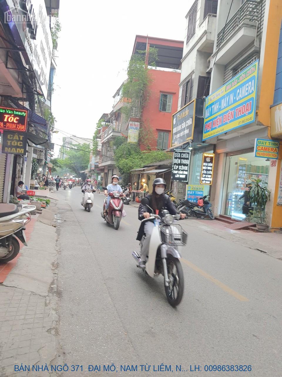 BÁN NHÀ NGÕ 371  ĐẠI MỖ, NAM TỪ LIÊM, NGÕ THÔNG Ô TÔ TRÁNH, 50M, MT