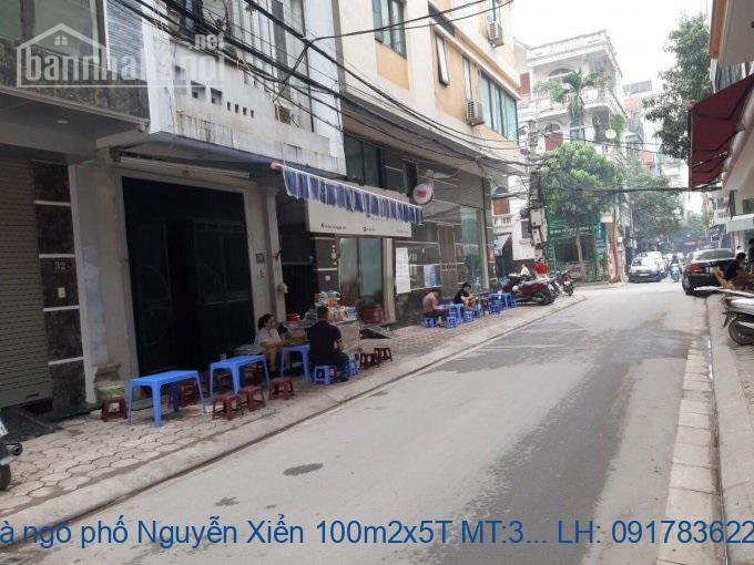 Bán nhà ngõ phố Nguyễn Xiển 100m2x5T MT:3,5m giá 19tỷ