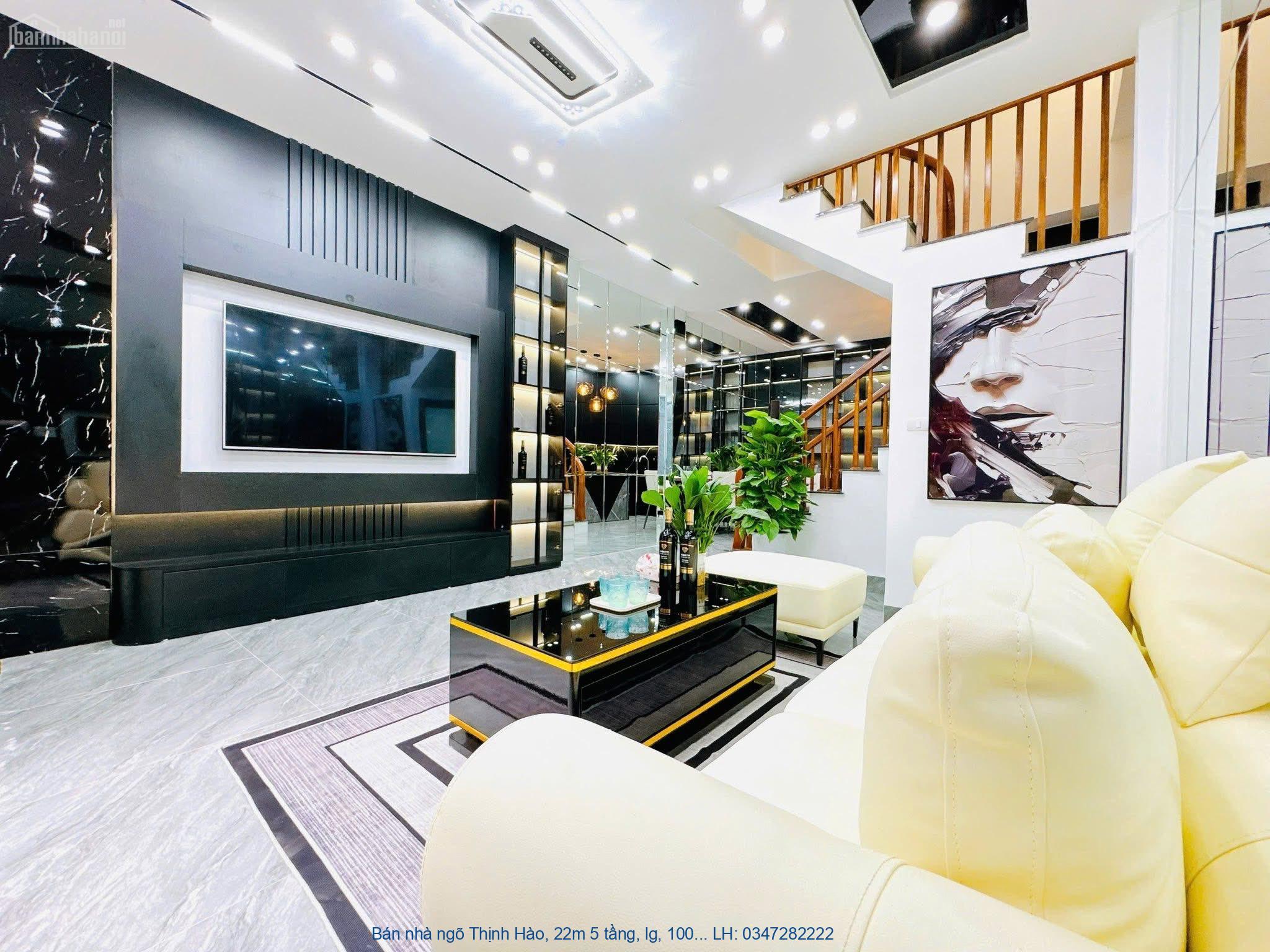 Bán nhà ngõ Thịnh Hào, 22m 5 tầng, lg, 100m ra ô tô, 5.2 tỷ