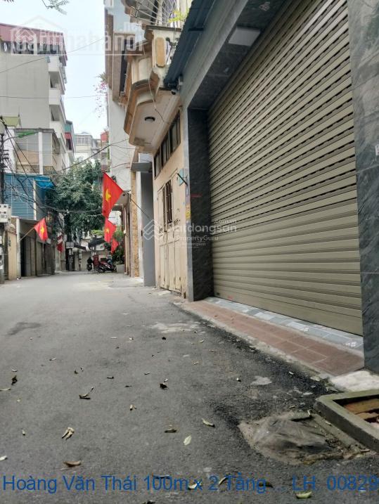 Bán Nhà Phố Hoàng Văn Thái 100m x 2 Tầng MT 5m Ô Tô Tránh K/D 34.5 Tỷ