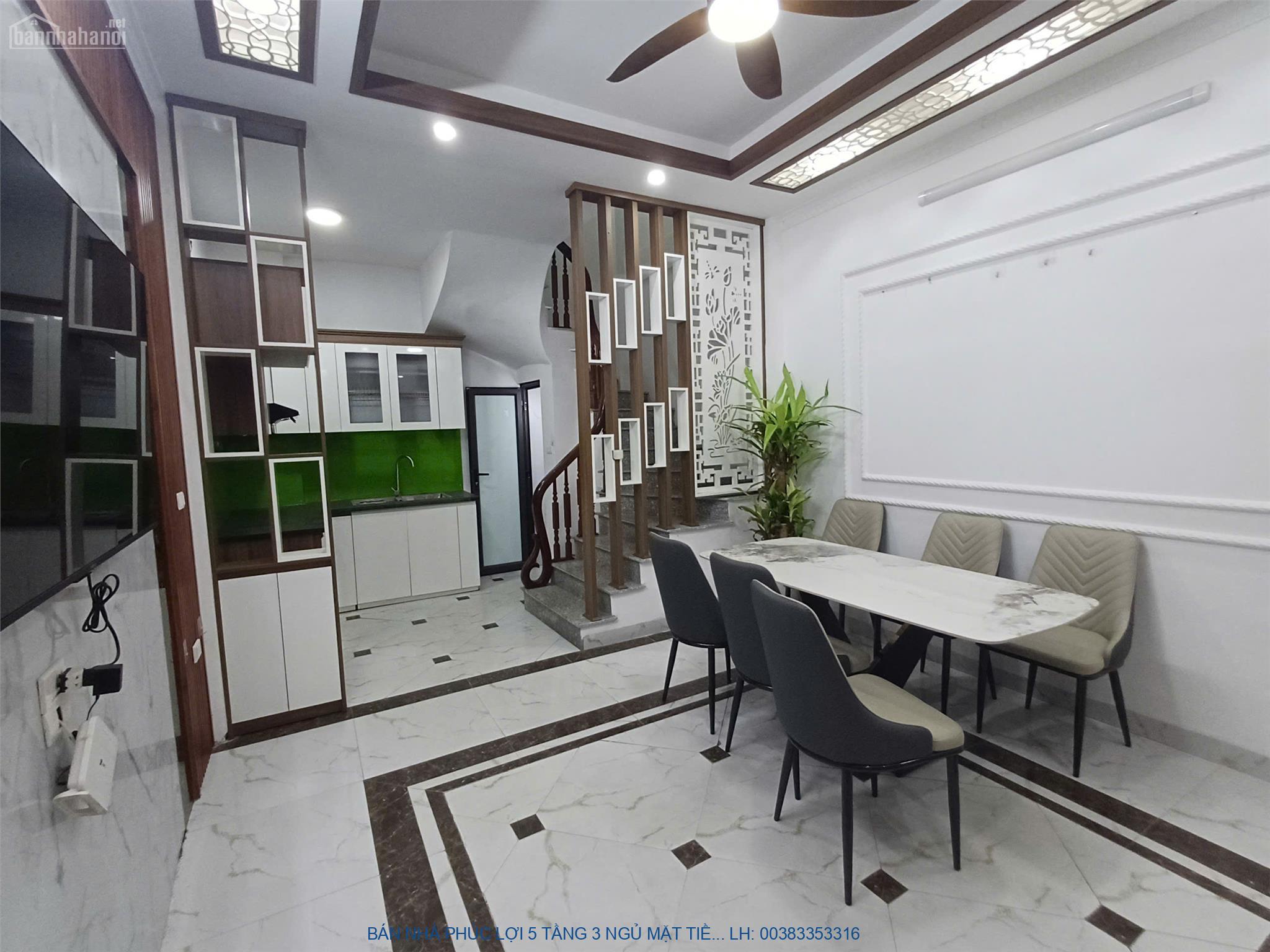 BÁN NHÀ PHÚC LỢI 5 TẦNG 3 NGỦ MẶT TIỀN 5M Ô TÔ GẦN 5,9 TỶ