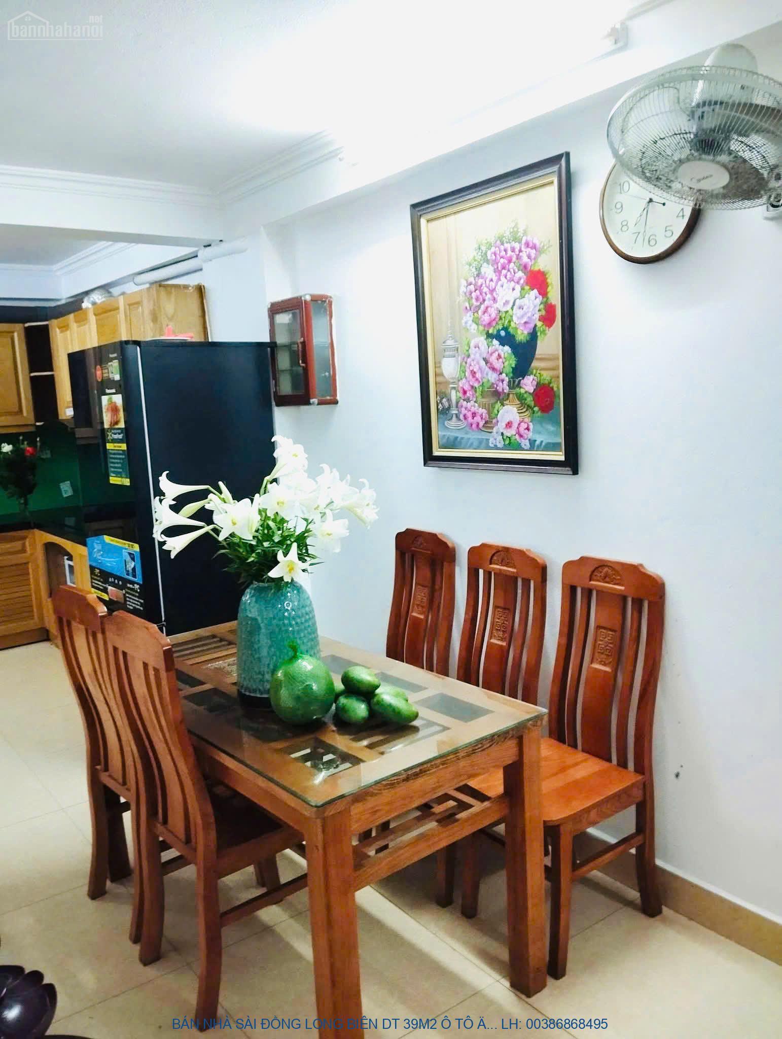 BÁN NHÀ SÀI ĐỒNG LONG BIÊN DT 39M2 Ô TÔ ĐỖ CỬA VÀI BƯỚC RA CHỢ D