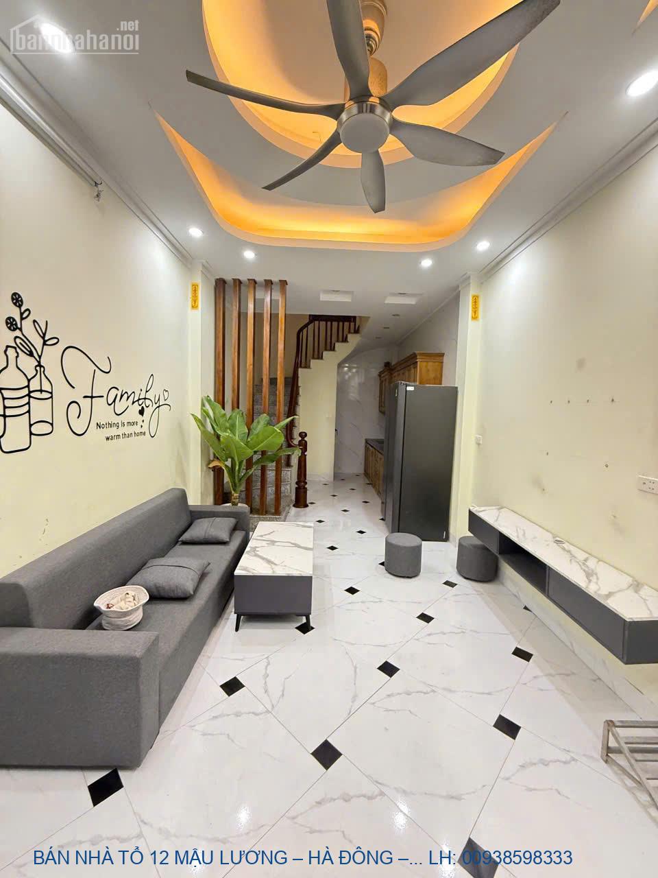 BÁN NHÀ TỔ 12 MẬU LƯƠNG – HÀ ĐÔNG – MẶT NGÕ THÔNG KINH DOANH – 