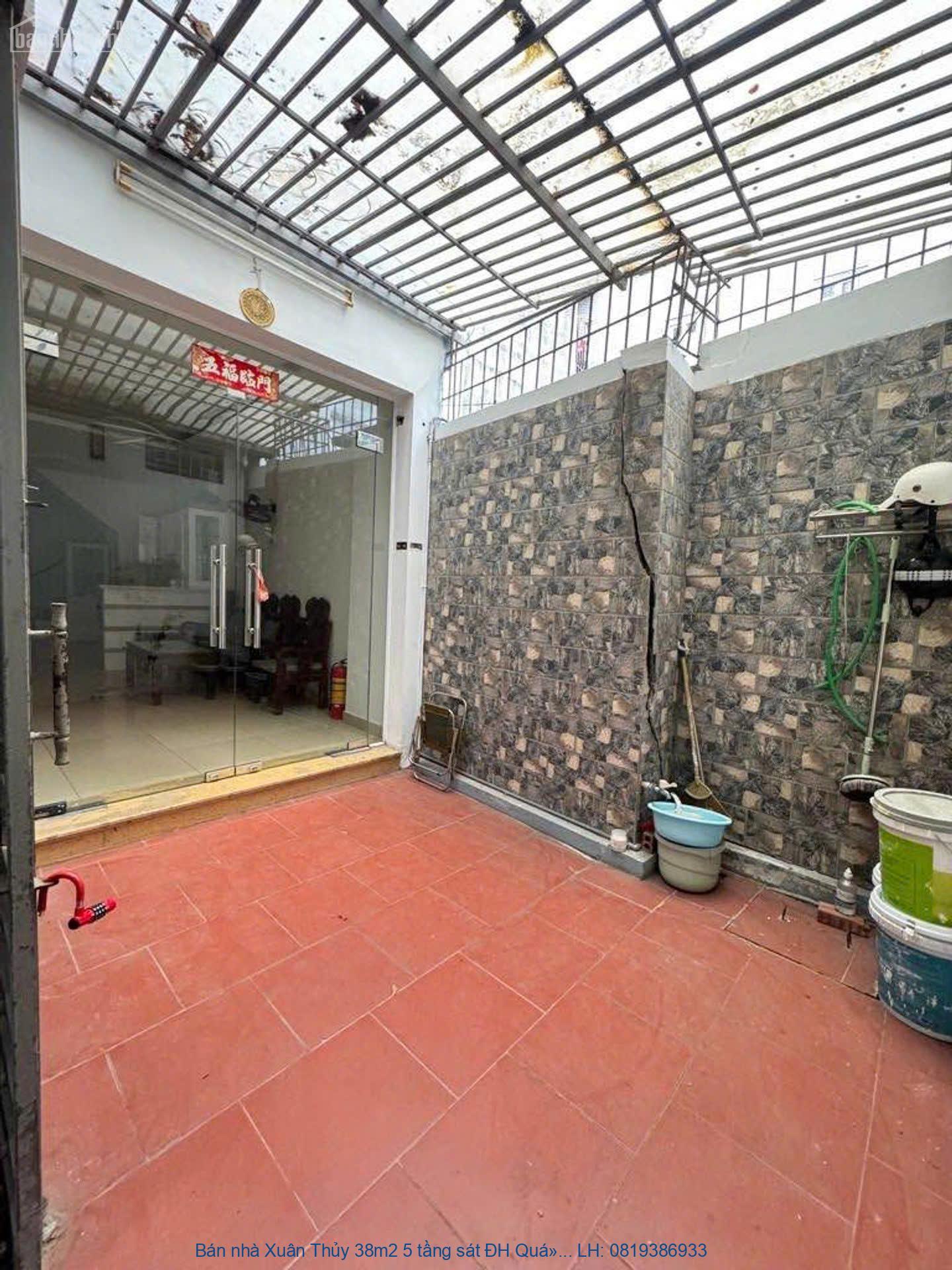 Bán nhà Xuân Thủy 38m2 5 tầng sát ĐH Quốc Gia ngõ thông sát phố