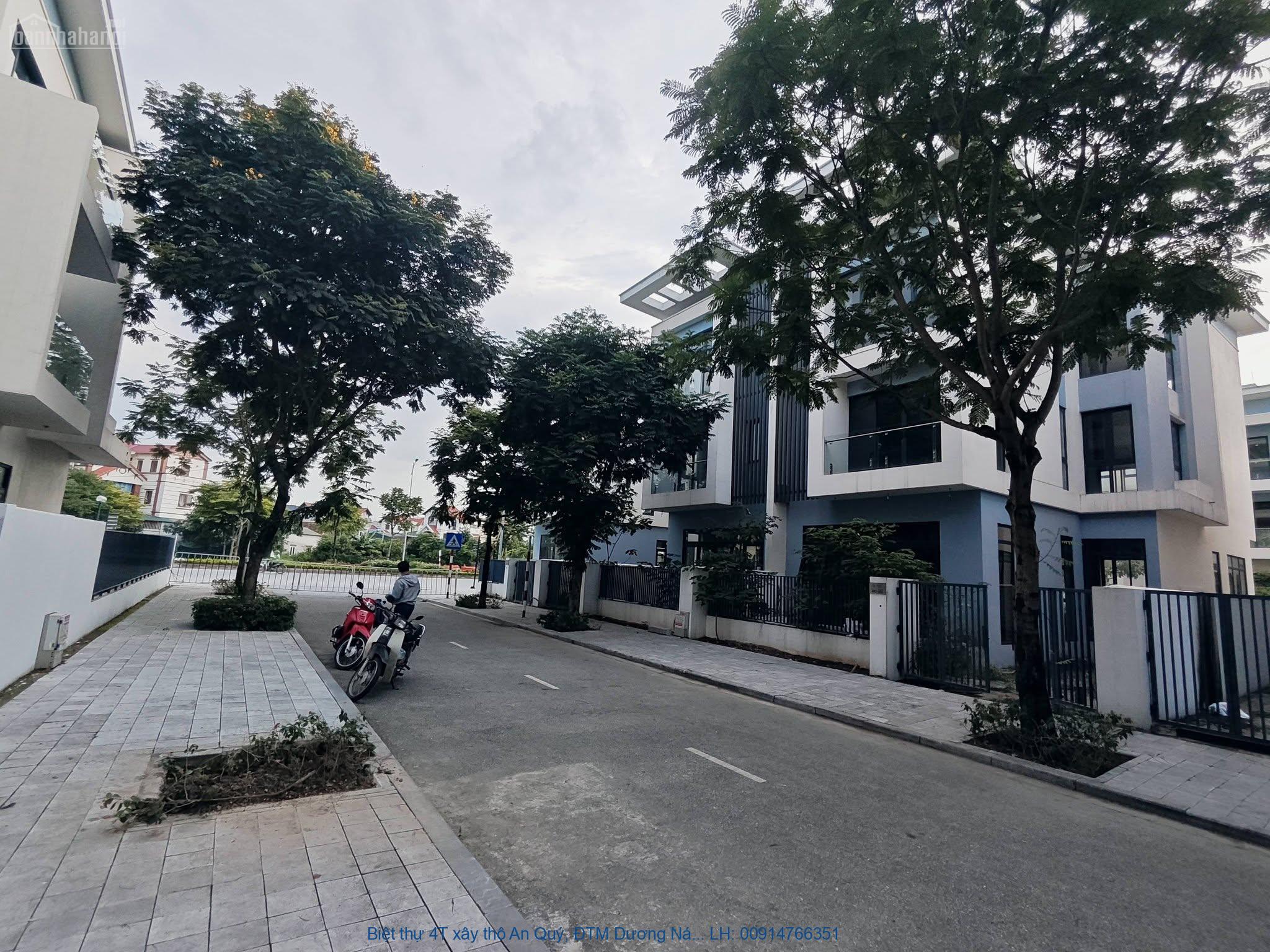 Biệt thự 4T xây thô An Quý, ĐTM Dương Nội, DT198m MT9m, 48.6 tỷ Hà