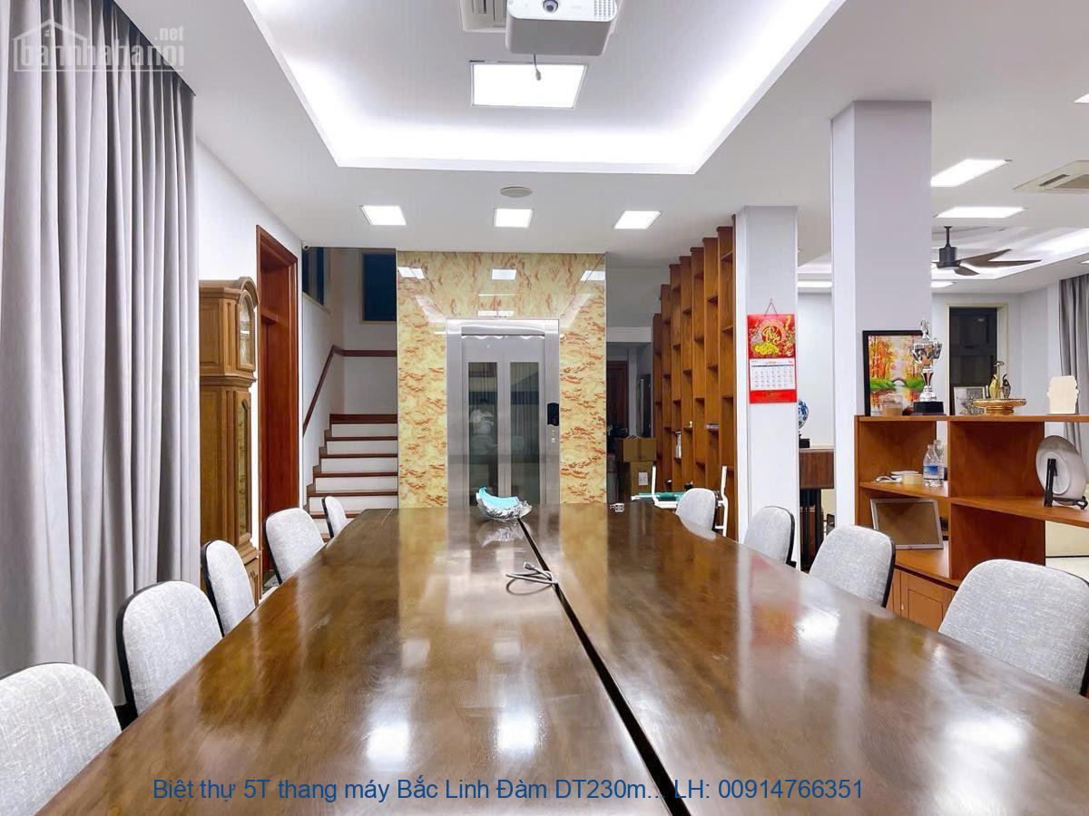 Biệt thự 5T thang máy Bắc Linh Đàm DT230m2, 68 tỷ Hoàng Mai
