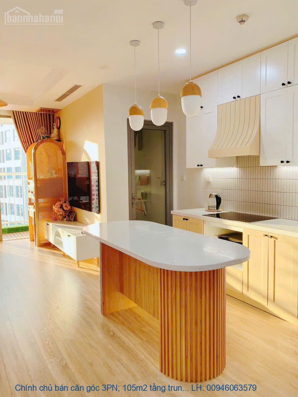 Chính chủ bán căn góc 3PN; 105m2 tầng trung View thoáng bc nam tại