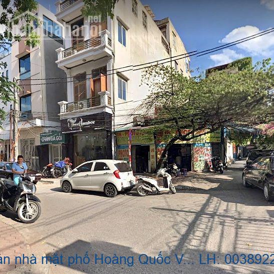 Chính chủ bán nhà mặt phố Hoàng Quốc Việt, Cầu Giấy 90m2 giá 29 t