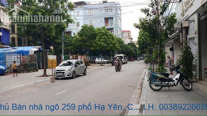 Chính chủ Bán nhà ngõ 259 phố Hạ Yên, Cầu Giấy 100m2 giá 17tỷ