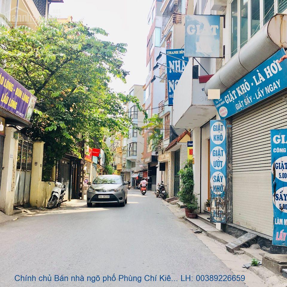 Chính chủ Bán nhà ngõ phố Phùng Chí Kiên, Cầu Giấy 88m2 giá 8tỷ