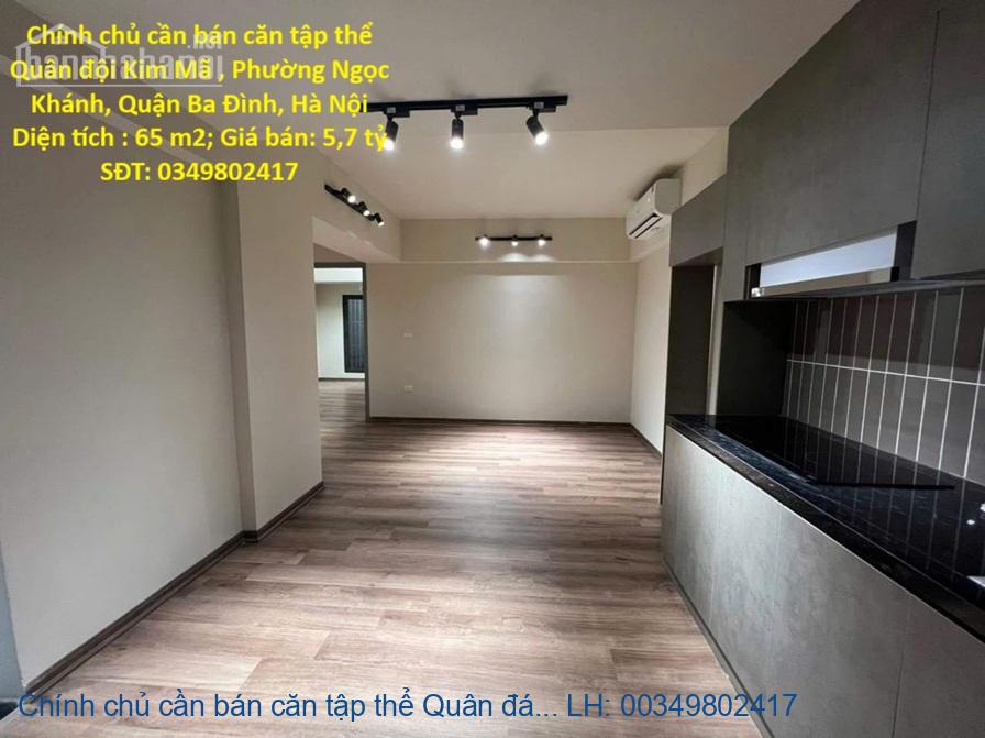 Chính chủ cần bán căn tập thể Quân đội Kim Mã, Phường Ngọc Khá