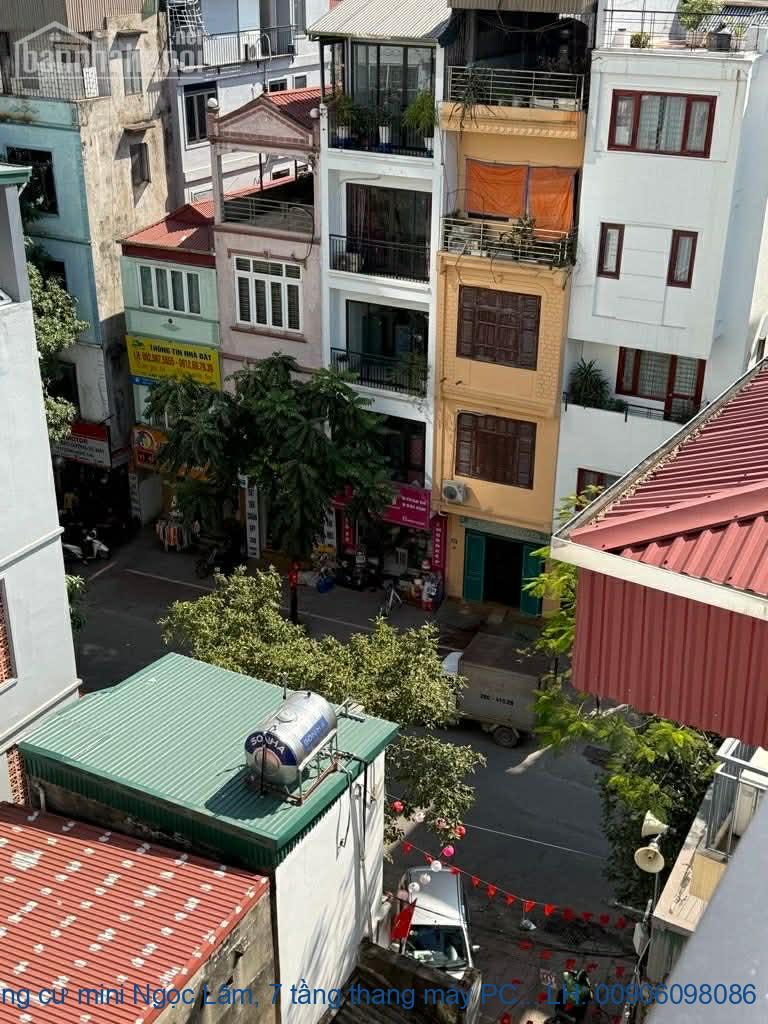 Chung cư mini Ngọc Lâm, 7 tầng thang máy PCCC tiêu chuẩn, dòng tiền