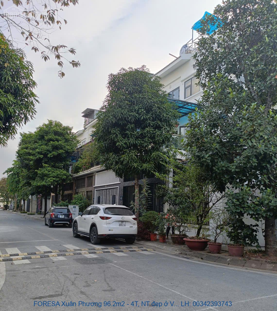 FORESA Xuân Phương 96.2m2 - 4T, NT đẹp ở VIP, V.hè, ô tô tránh, giá
