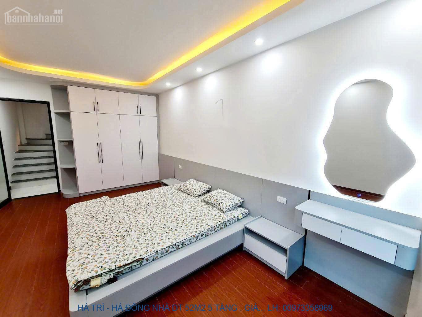 HÀ TRÍ - HÀ ĐÔNG NHÀ DT 52M2 5 TẦNG . GIÁ 7TY86. GIA ĐÌNH ĐANG CẦN