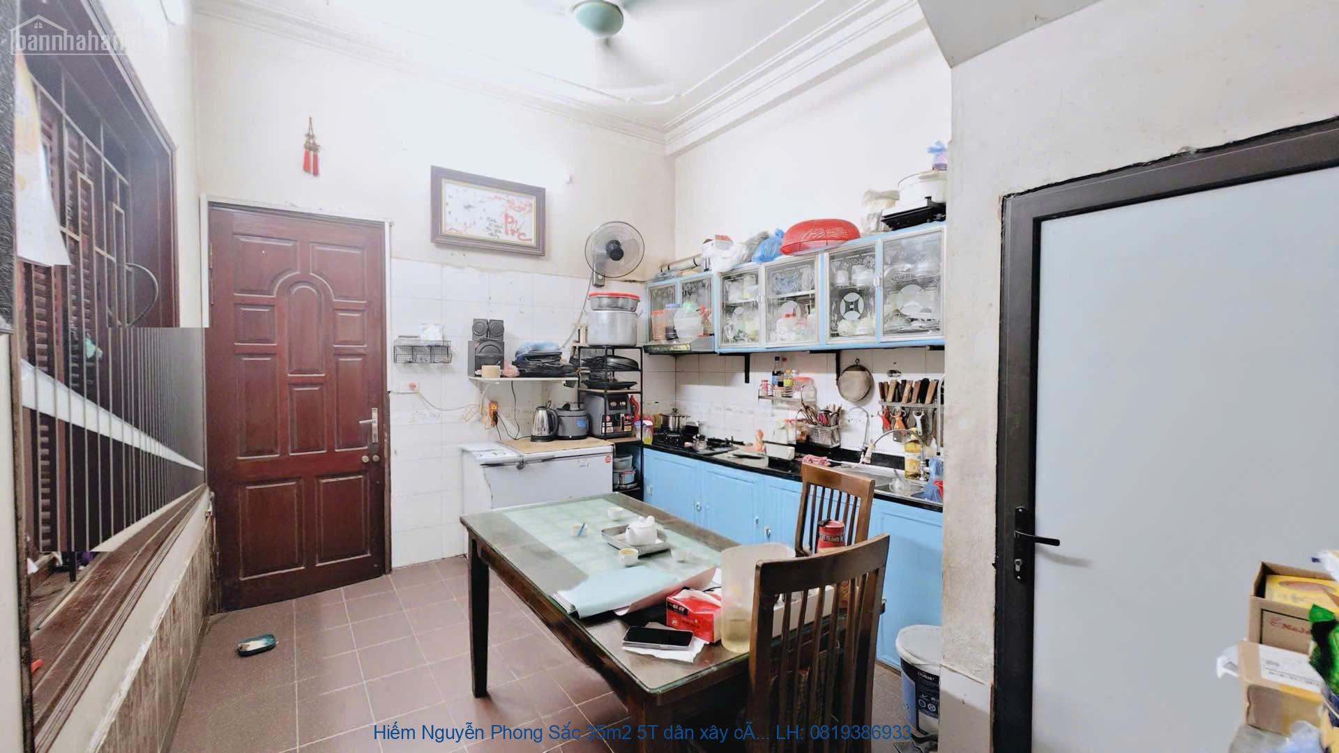 Hiếm Nguyễn Phong Sắc 35m2 5T dân xây có khe thoáng sau sát phố