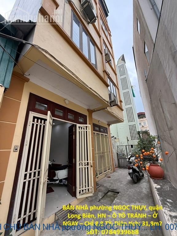 HOT CHÍNH CHỦ BÁN NHÀ phường NGỌC THỤY, quận Long Biên, HN – Ô TÔ