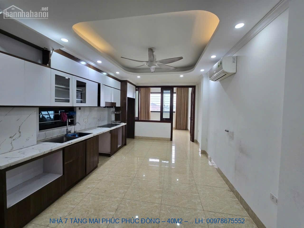 NHÀ 7 TẦNG MAI PHÚC PHÚC ĐỒNG – 40M2 – Ô TÔ RA VÀO – GIÁ 12 TỶ