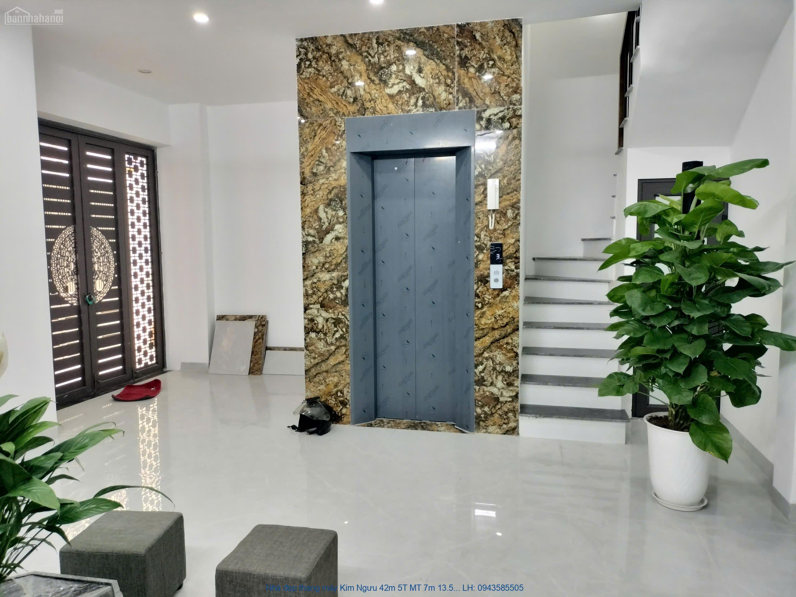 Nhà đẹp thang máy Kim Ngưu 42m 5T MT 7m 13.5 tỷ