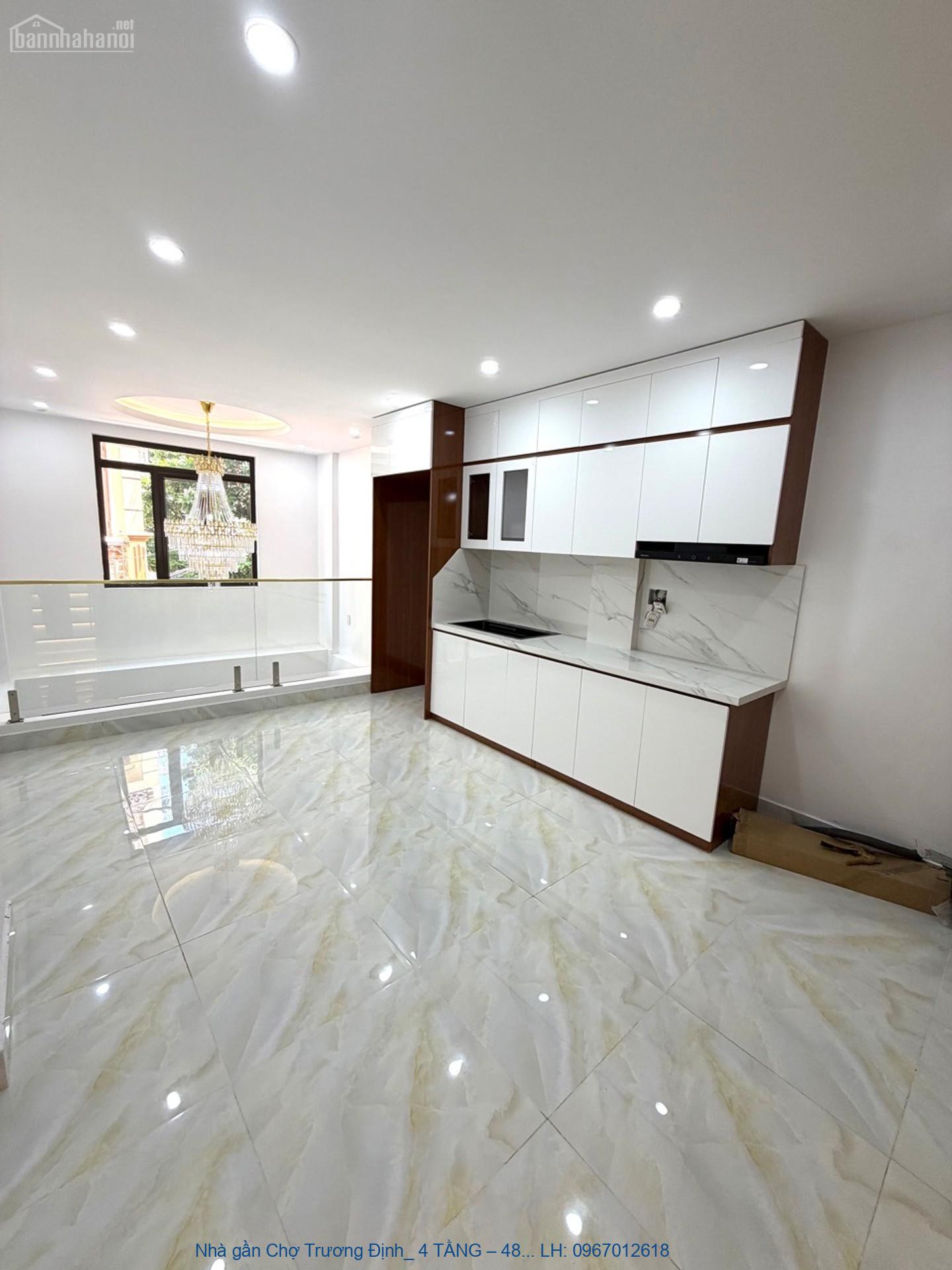 Nhà gần Chợ Trương Định_ 4 TẦNG – 48M2_ MẶT HƠN 3M – 2 THOÁNG_ G