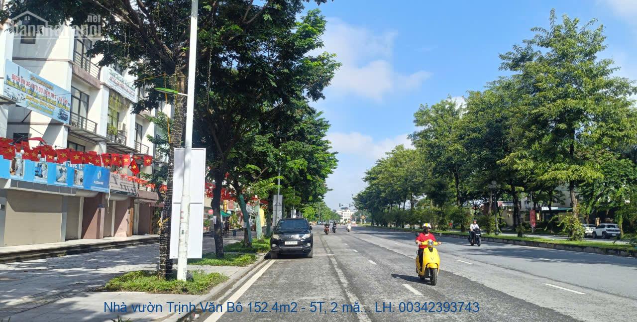 Nhà vườn Trịnh Văn Bô 152.4m2 - 5T, 2 mặt đường, KD, Ở VIP, giá 33.