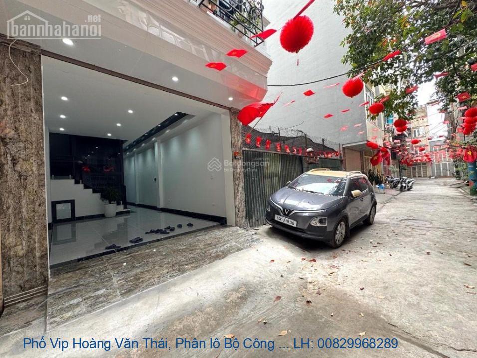 Phố Vip Hoàng Văn Thái, Phân lô Bộ Công an, 6 tầng thang máy, nội