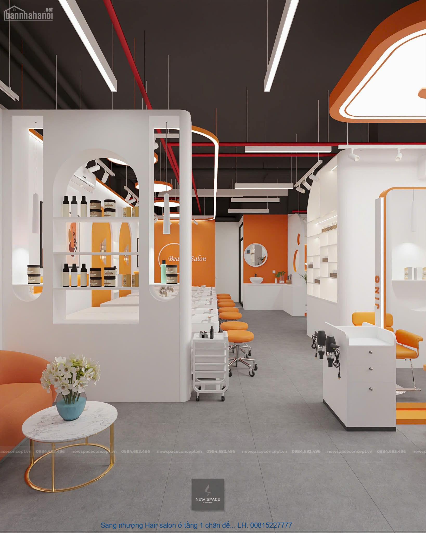 Sang nhượng Hair salon ở tầng 1 chân đế Vinhomes Smart City