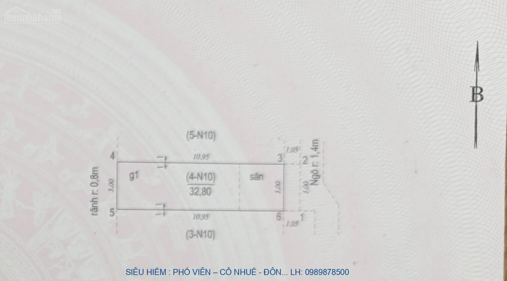 SIÊU HIẾM : PHỐ VIÊN – CỔ NHUẾ - ĐÔNG NGẠC 40m MT 3m 5.5 TỶ