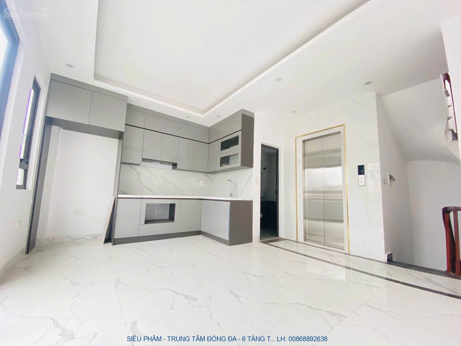 SIÊU PHẨM - TRUNG TÂM ĐỐNG ĐA - 6 TẦNG THANG MÁY XÂY MÓI, HAI THOÁNG,