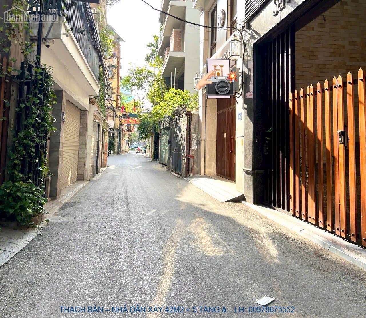 THẠCH BÀN – NHÀ DÂN XÂY 42M2 × 5 TẦNG – Ô TÔ ĐỖ CỬA – NHỈNH 