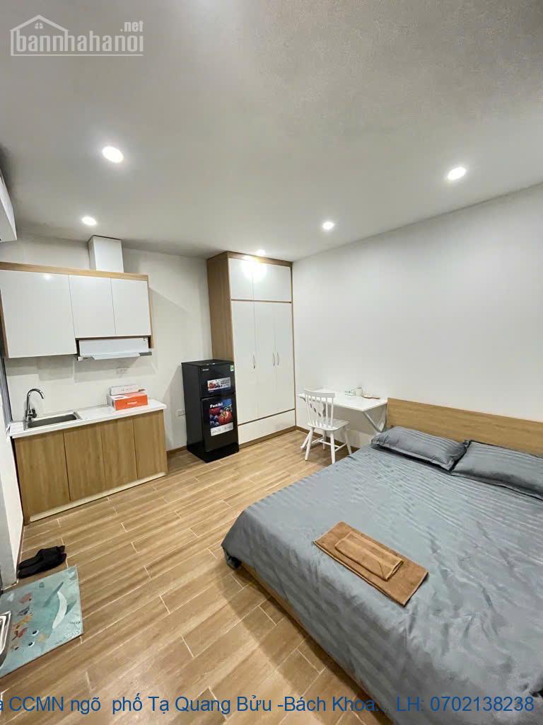 Tòa CCMN ngõ  phố Tạ Quang Bửu -Bách Khoa DT 110m2x5T tổng 15p Full nộ