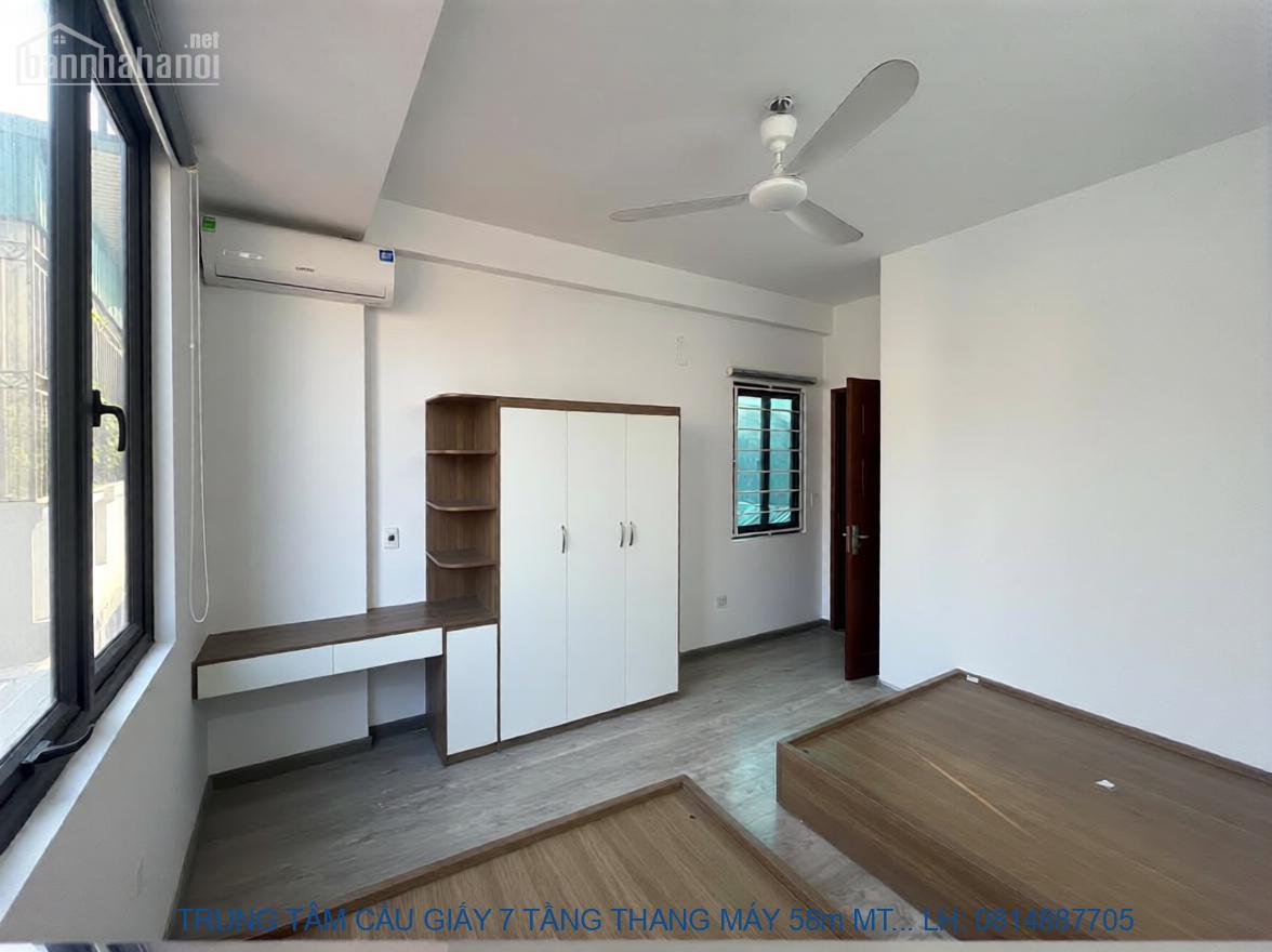 TRUNG TÂM CẦU GIẤY 7 TẦNG THANG MÁY 58m MT4.4m NGÕ THÔNG NGUYỄN KHANG