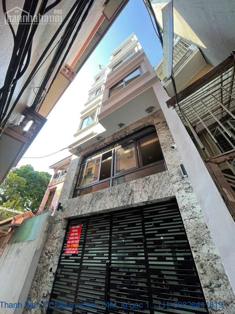 Vip Thanh Bình CCMN mới tinh 74M, lô góc 18 phòng khép kín,